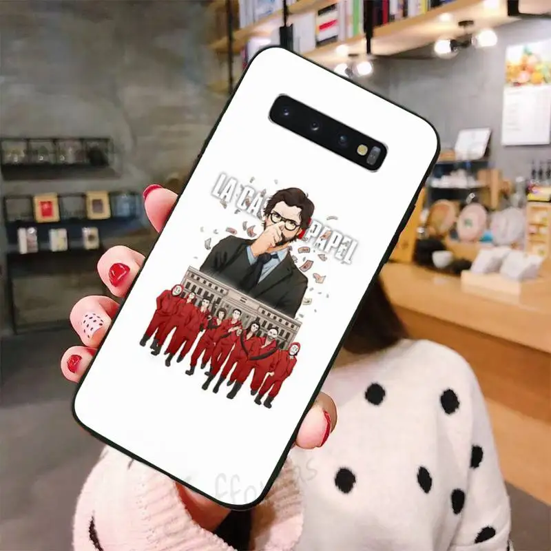 

Money Heist paper house spain tv Phone Case For Samsung Galaxy S5 S6 S7 S8 S9 S10 S10e S20 edge plus lite