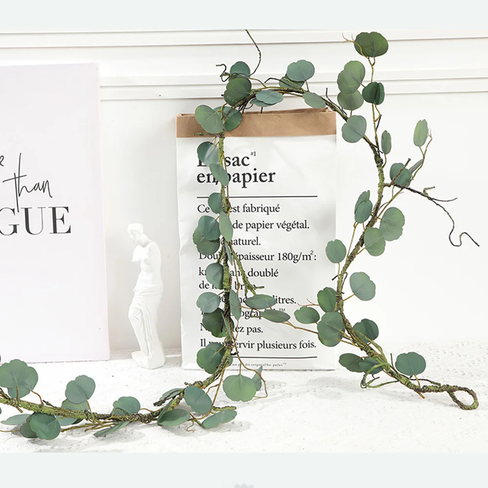 Искусственный венок искусственный эвкалипт круг сад Настенный декор входная