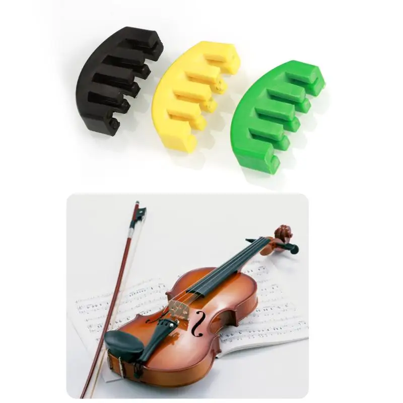 

Резиновый глушитель для скрипки 4/4 3/4 1/2, аксессуары для тренировок, детали для скрипки, Струнные инструменты