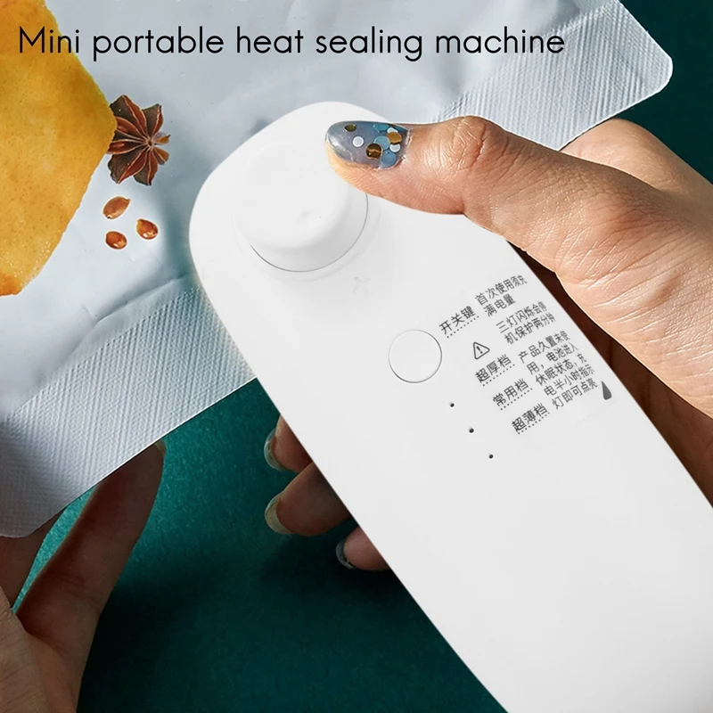 Usb Charging Portable Heating Plastic Bag Sealing Machine Cordless Handheld Vacuum Food | Бытовая техника