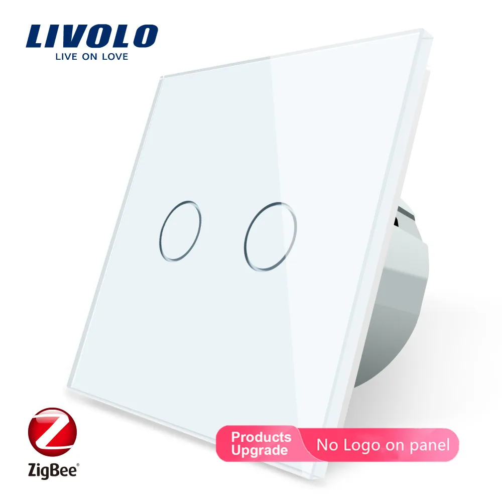 Livolo приложение сенсорное управление Zigbee переключатель, домашняя Автоматизация умный переключатель wifi управление, работа с Echo, alexa, google Home, без логотипа