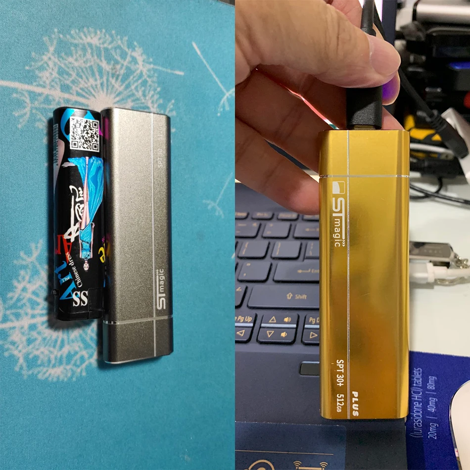Металлический портативный SSD накопитель Stmagic Spt30 USB 3 1 128 ГБ 256 512 ТБ 2 внешний