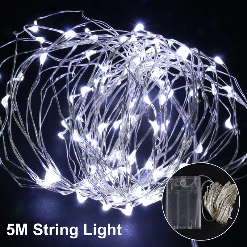 5M String led 3 СВЕТОДИОДНАЯ Гирлянда со звездой лося, рождественские украшения, Рождественское украшение для дома, новогодний декор - Цвет: 5M String led 3