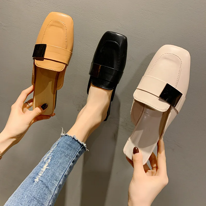 2020 новые летние однотонные кожаные туфли без шнуровки в британском стиле Сезон