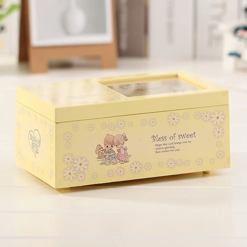 Музыкальная шкатулка танцующая девушка балерина прямоугольная зеркальная