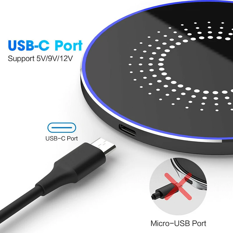 

GTWIN 15W Qi Wireless Charger Fast Wireless Charging Pad Quick Induction Wirless Charger For iPhone 11 Pro max Xiaomi mi 9 Pro