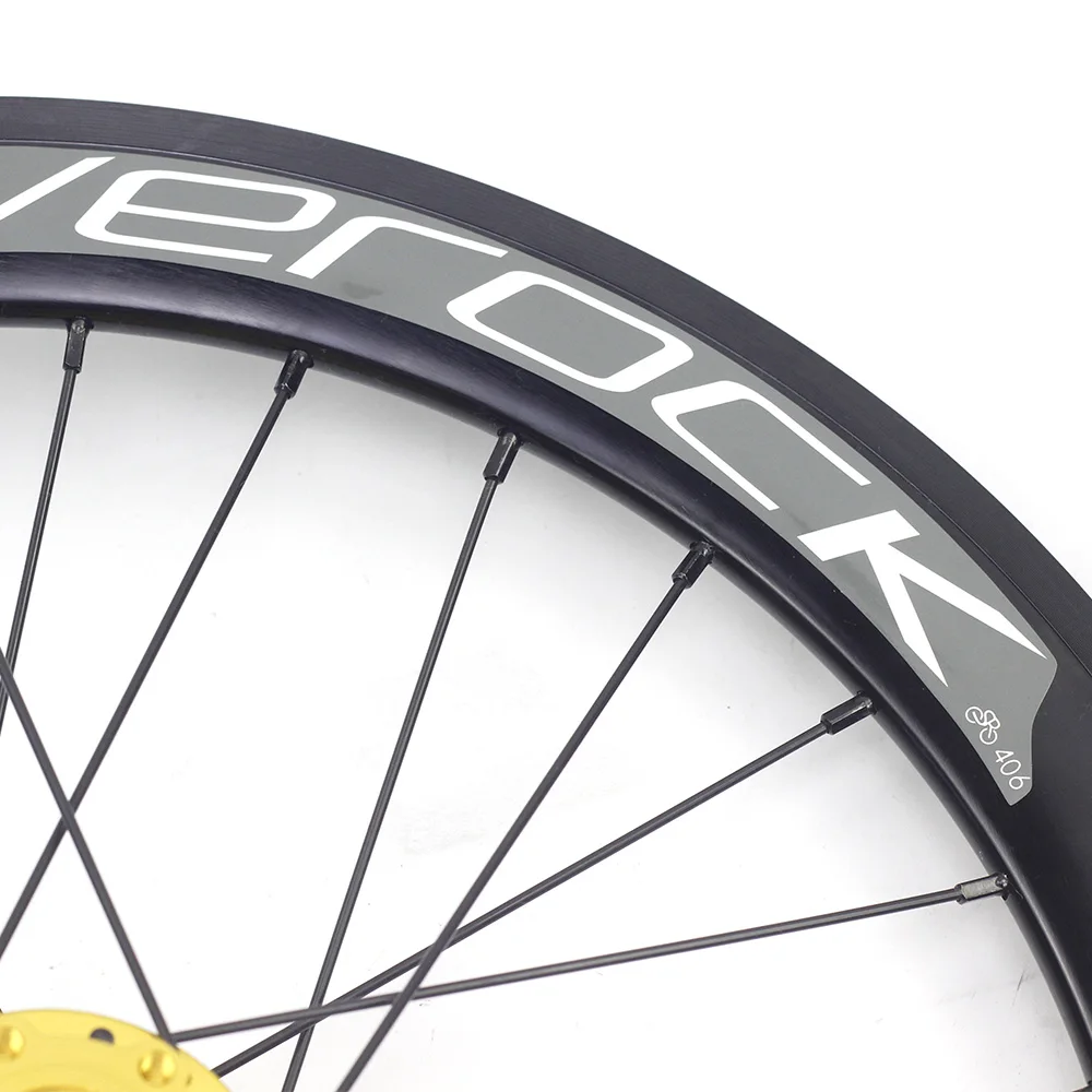 Колесная пара SILVEROCK SR40 20 дюймов 406 451 сплав обод дискового тормоза высокий профиль