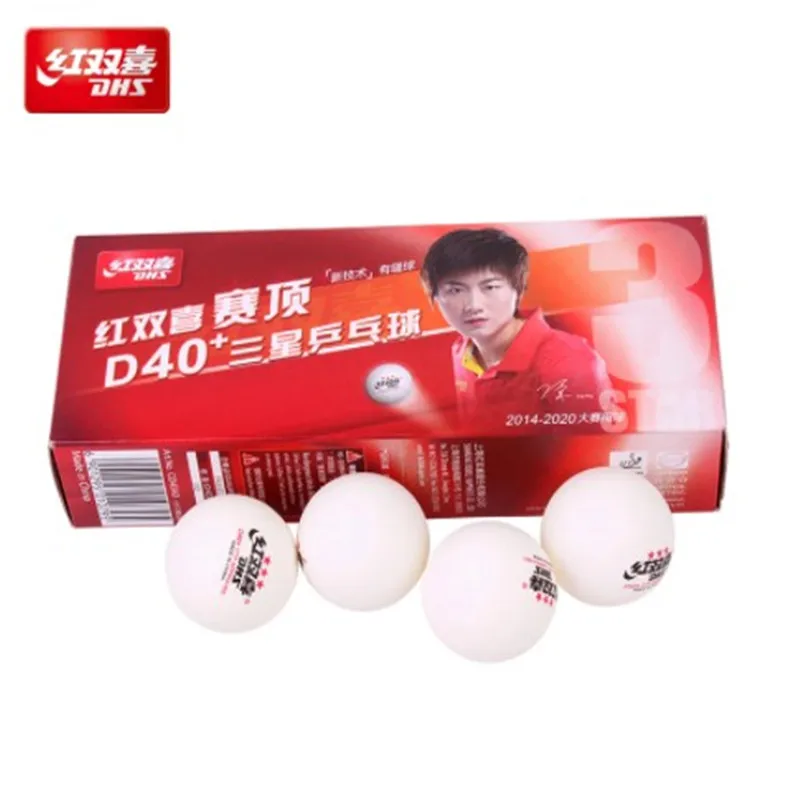 

Мяч для настольного тенниса DHS 3 звезды D40 + мяч для настольного тенниса 3 звезды из нового материала из АБС-пластика с швами оригинальный DHS мя...