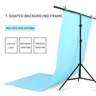 Т-образный регулируемый металлический фон для профессиональной фотосъемки, подставка-держатель для фотостудии
