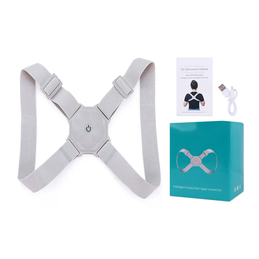 

Intelligent Brace Support Belt Adjustable Smart Back Posture Corrector Back Shoulder Training Belt Correction Spine Back