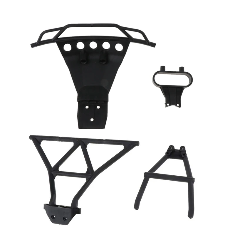 

1Pcs 1/10 RC Car Front Bumper Guard & 1Pcs 1/10 RC Car Rear Bumper Guard for Traxxas Slash 4X4 HQ727
