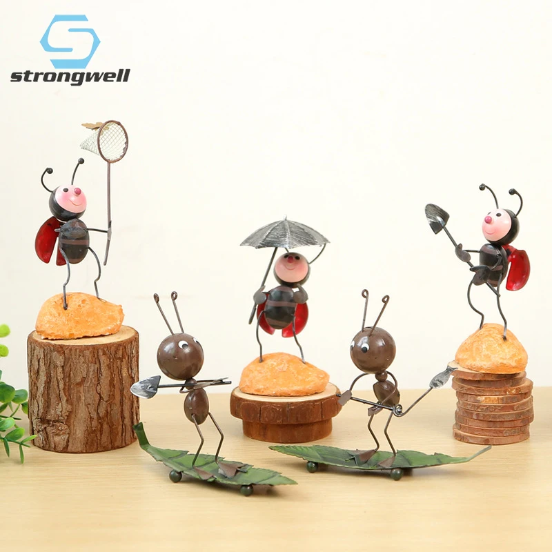 Strongwell креативный Железный муравей Божья коровка комбинация миниатюрные фигурки