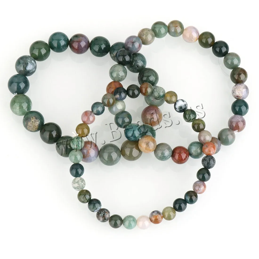 10 шт. из круглого натурального камня бусины Браслеты браслеты 6/8/10 мм бирюзой