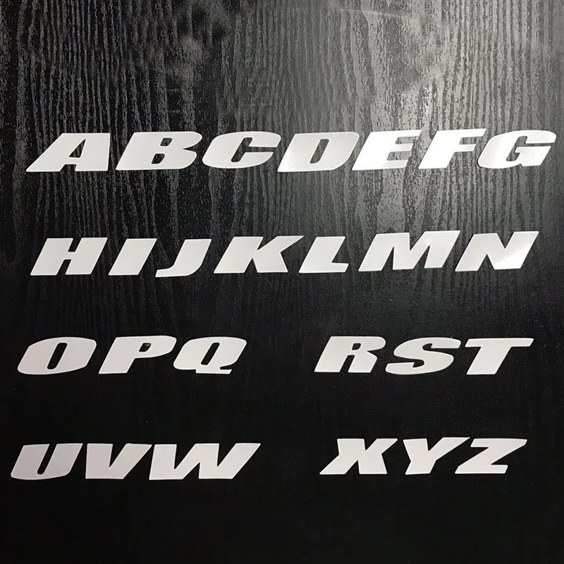 Наклейки для автомобильных шин своими руками буквы 3D стерео английские