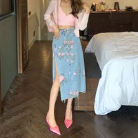 Джинсовая юбка#3