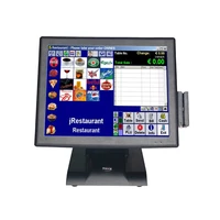 nice quality 15 inch touch screen cash register pos machine retail point of sale system with msr