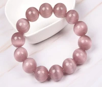 215000 high quality pink opal elastic bracelet is elegant and stylish jewelry