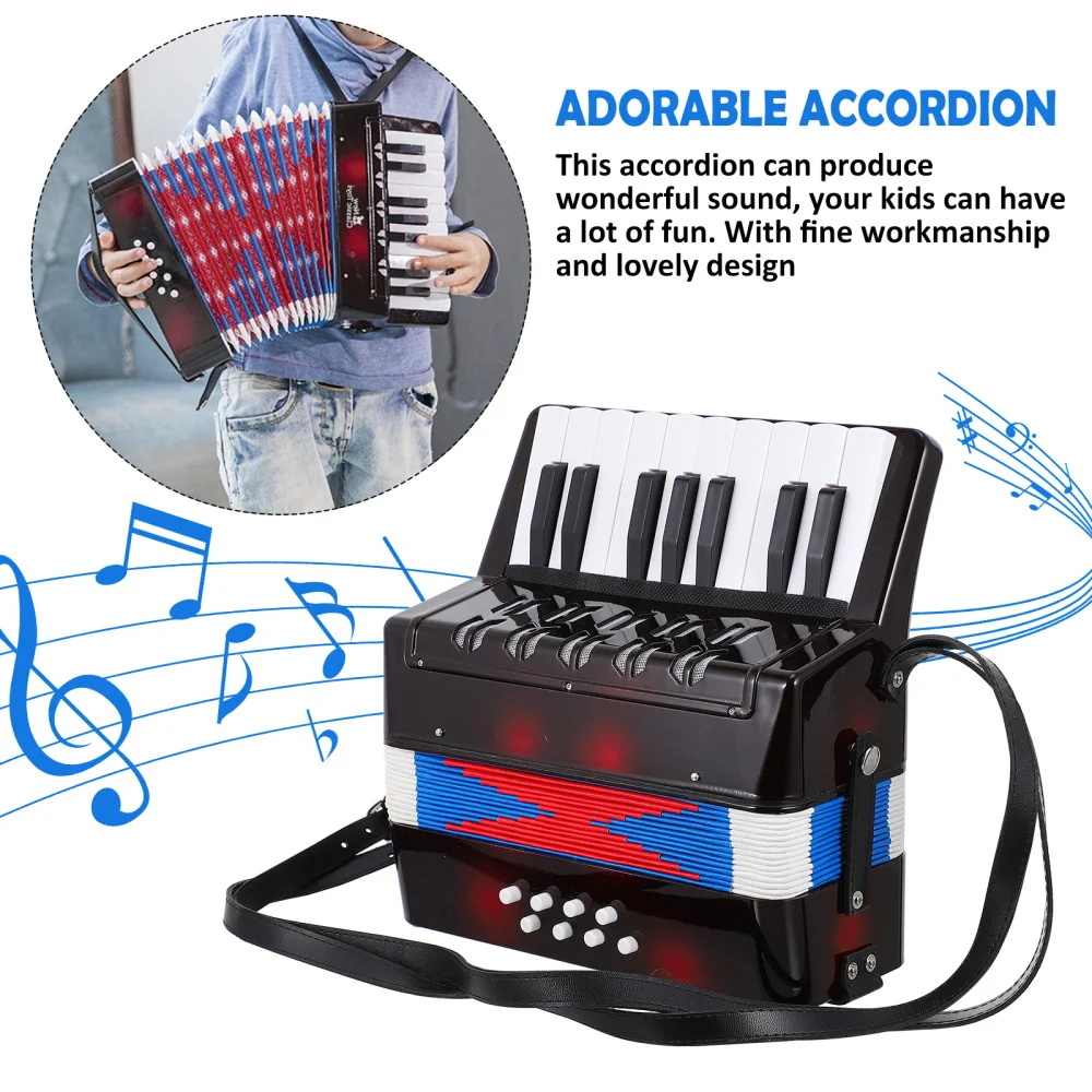 

1 Pc Adorable Accordion Introductory Musical Instruments Educational Playthings