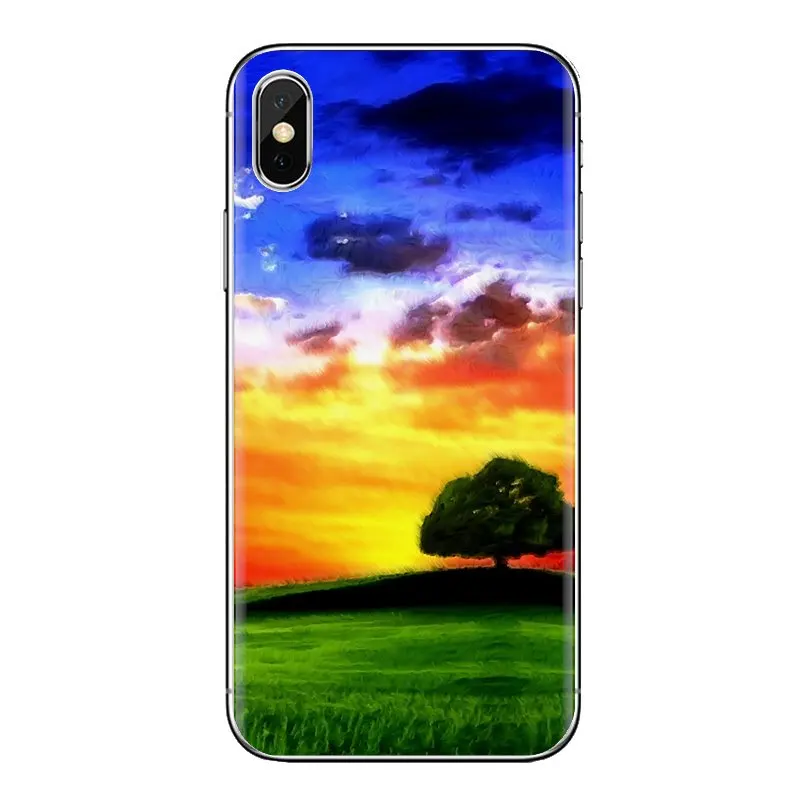 3d обои с природой мягкий прозрачный просвечивающийся чехол Чехлы для huawei Коврики