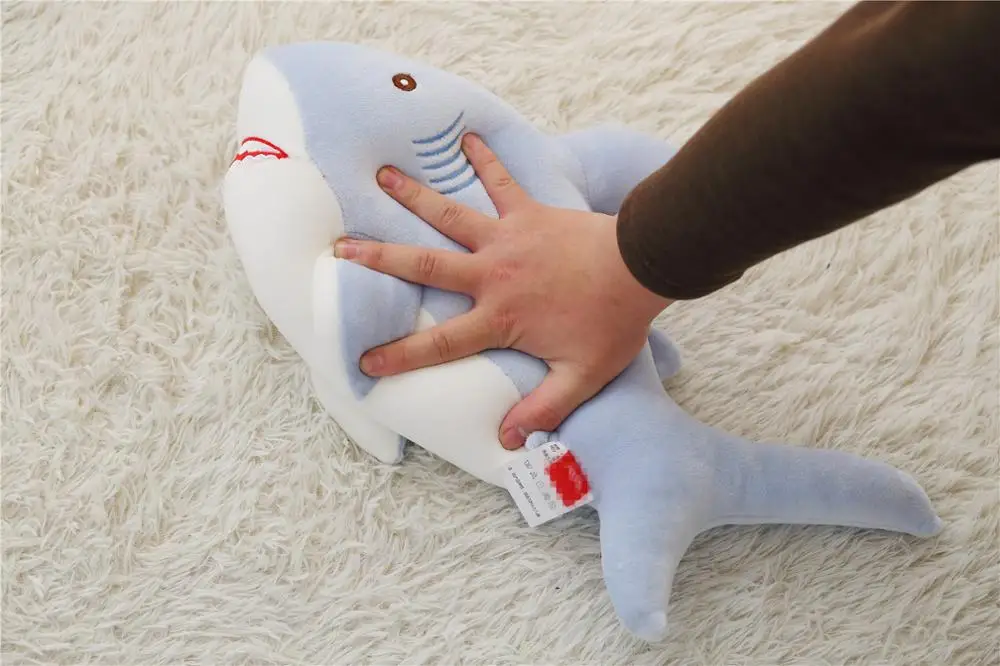

Soft Plush Stuffed Animal Appease Toys Marine Penguin Shark Dolls Pillow Kids Birthday Gift for Girls Children AP