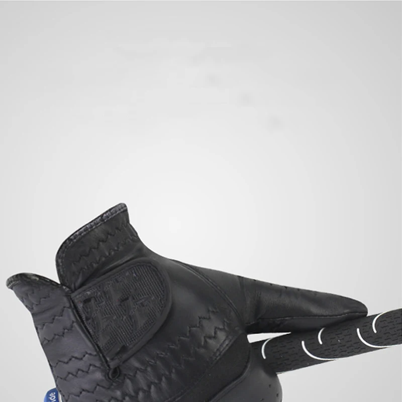 Новые высококачественные мужские черные перчатки для гольфа с овечьей шерстью