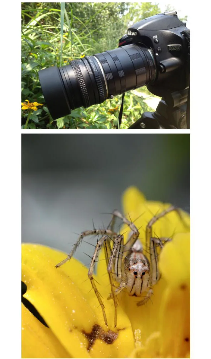 Кольцо-удлинитель для камеры Nikon D7200 D7100 D7000 D5600 D5500 D5300 D5200 D5100 D3400 D3300 D3200 D3100 D90 |