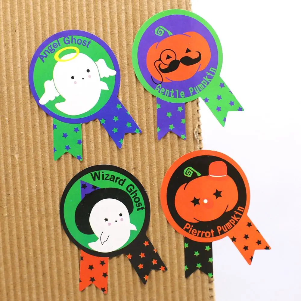 Наклейки на Хэллоуин бумажные наклейки подарок украшения печать товары для