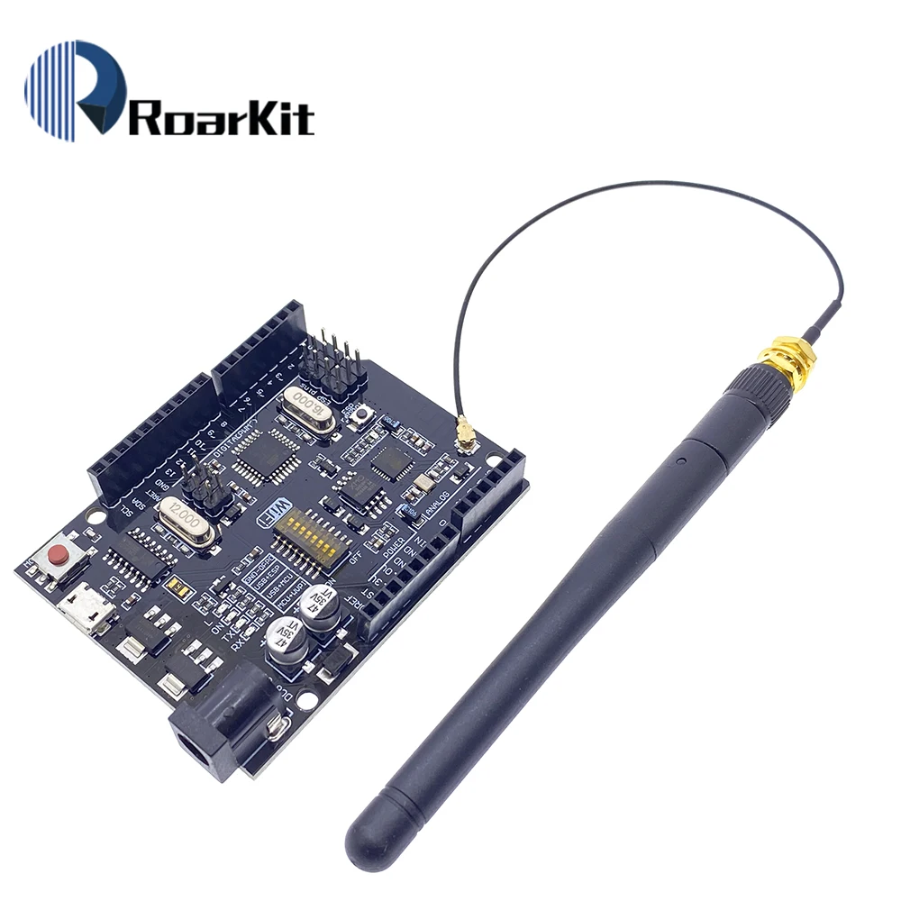 UNO R3 + WiFi ATmega328P ESP8266 (память 32 Мб) Φ CH340G для Arduino Uno NodeMCU WeMos Новое поступление |