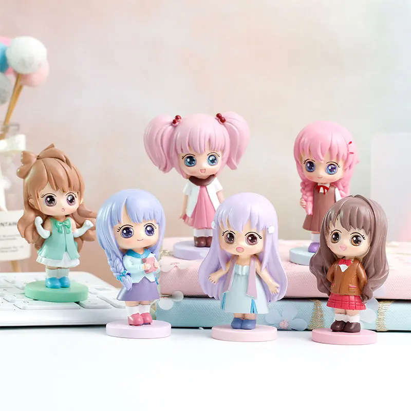 

Cartoon Cute Japanese Girl Decoration Honey Girl Blind Box Birthday Gift Surprise Mysterious Fairy Gift Caja Ciega Anime Charact