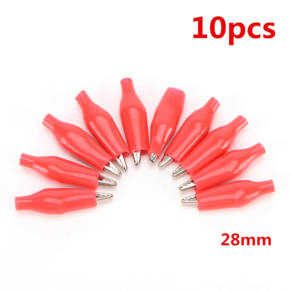 10 шт./лот тестовые зажимы из нержавеющей стали типа крокодил свинцовые винты для