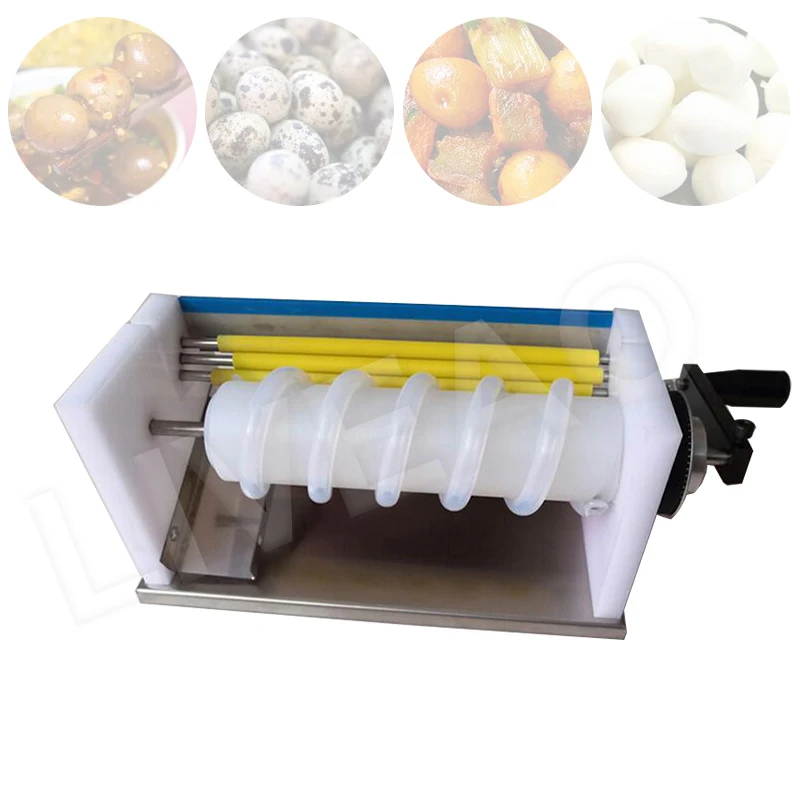 

Stainless Steel Manual Quail Egg Peeler Machine Egg Peeling Machine High Efficiency Hand Shake Huller Sheller Tools