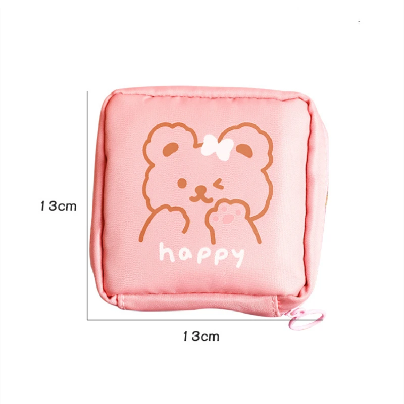 Портативная милая сумка для хранения тампонов многофункциональная