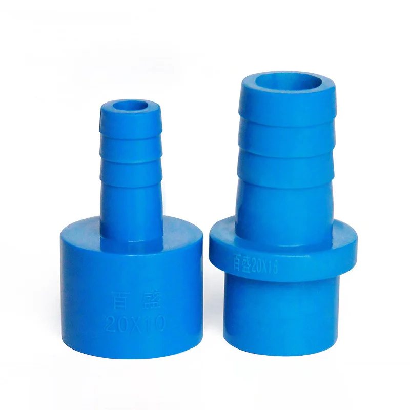 Пластиковая пагода для подключения из ПВХ прямая синяя сопло воды мягкая и