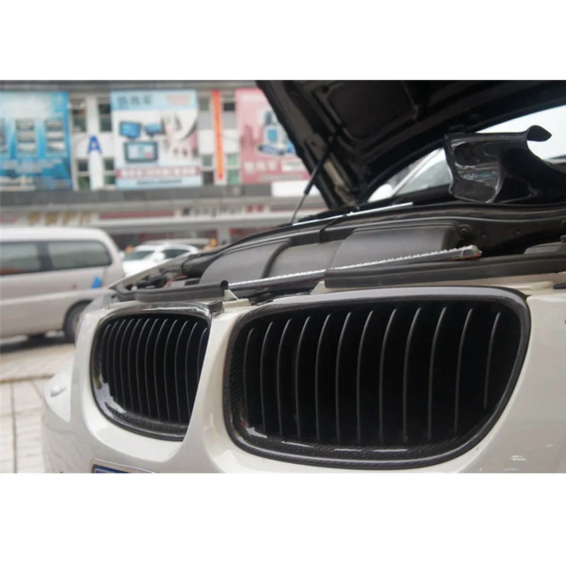 Матовые черные сетчатые вставки из АБС-пластика для переднего гриля подходят BMW 5