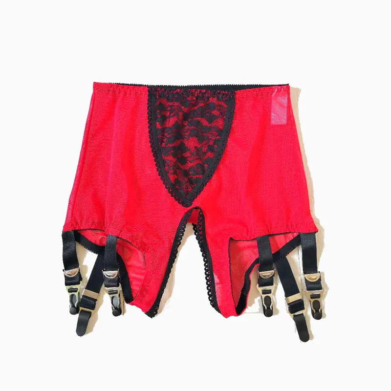 

6 Straps Garter Belt Women Sexy High Waist Underwear Belt Transparent Garter Belt Elastic Garters