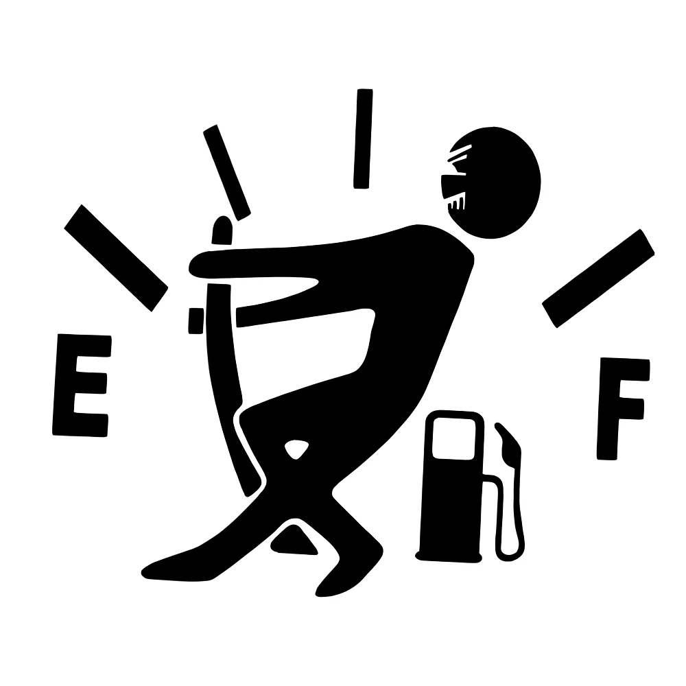 Забавная наклейка для автомобилей Вытяните топливный бак указатель Fiat Panda Bravo Punto