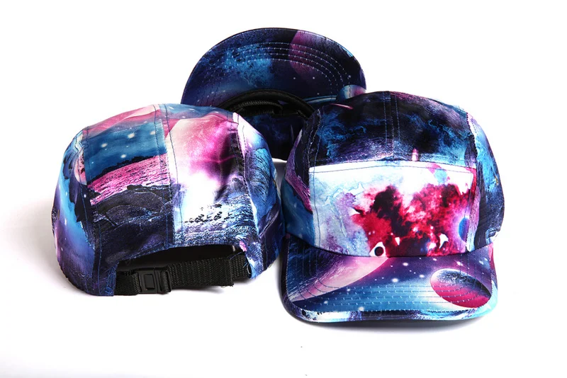 Новая летняя пустая 5 кепка шестиклинка цветочные Galaxy шляпы snapback gorras кости