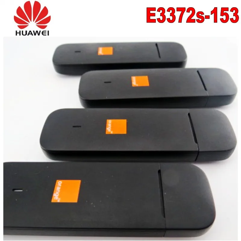 Unlocked HUAWEI E3372 E3372s-153 150Mpbs 4G LTE USB Dongle +4G lte antenna 35dBi CRC9 For E3372 4G LTE FDD MODEM