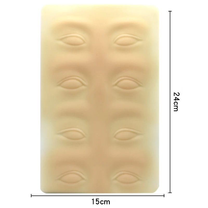 3D глаза латексный трафарет для бровей искусственная кожа практики