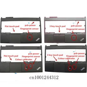 new for lenovo thinkpad t540p w540 w541 palmrest upper case with fingerprint touchpad colour calibrator 04x5546 00hm100 00jt902 free global shipping