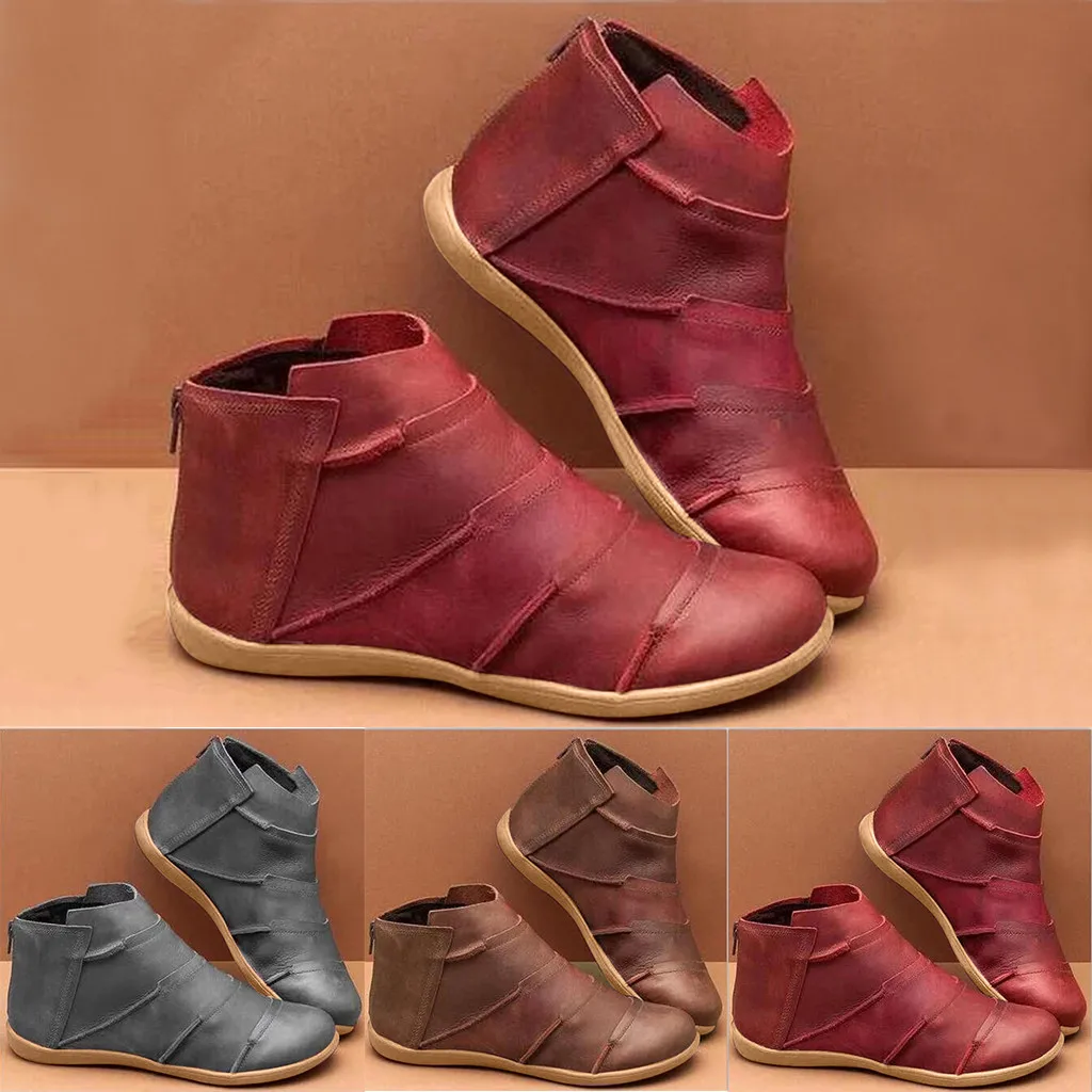 

SAGACE 2020 fashion sneakers Women Ladies casual shoes women Fashion Rome Vintage Style Solid Flat Shoes Short shoes sneakers