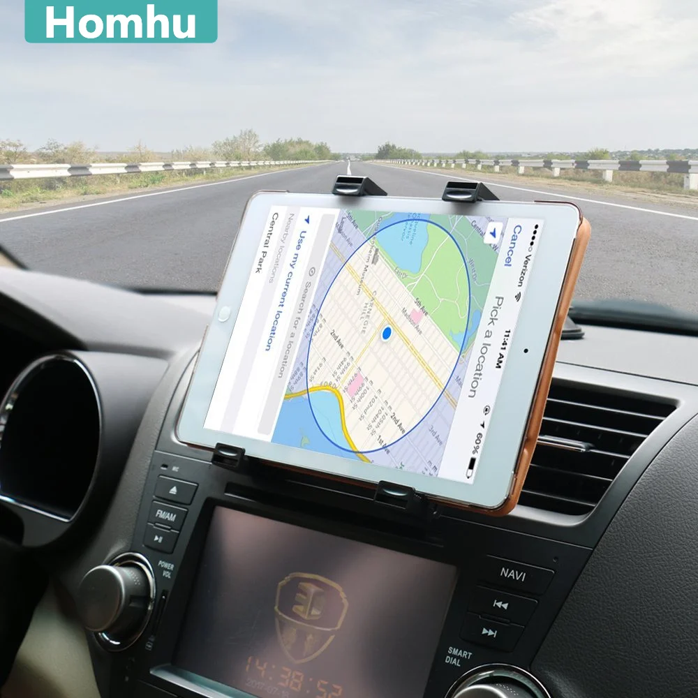 

Homhu 360 Degree Tablet Stand For IPAD Air Mini Pro 1 2 3 4 Strong Suction Car Windshield Tablet Holder For GPS Samsung Bracket