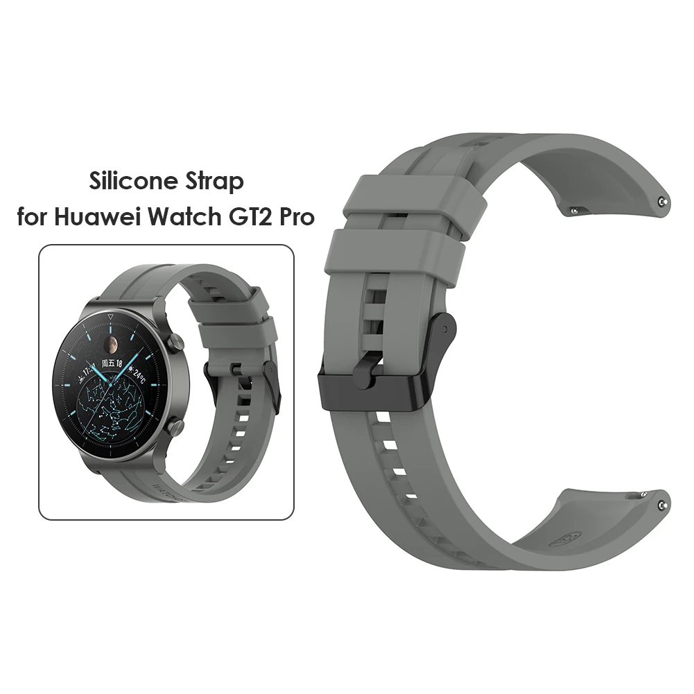

22mm Official Silicone Band For Huawei Watch Gt 2 Pro Sport Original Watchband For Huawei Gt2 Pro Wristband Replacement Bracelet