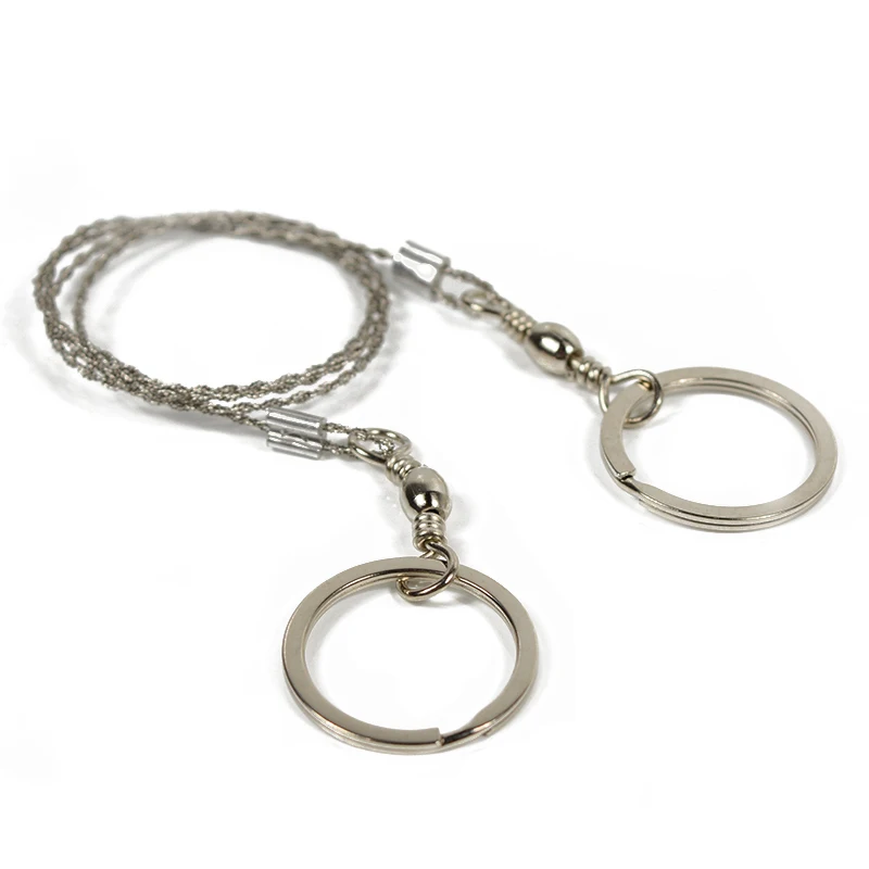 

1pc 55cm Steel Wire Saw Scroll Hand Chain Saw Emergency Survival Tool Wood Forest Cutter Camping Hiking Adventure Gear Muti-tool