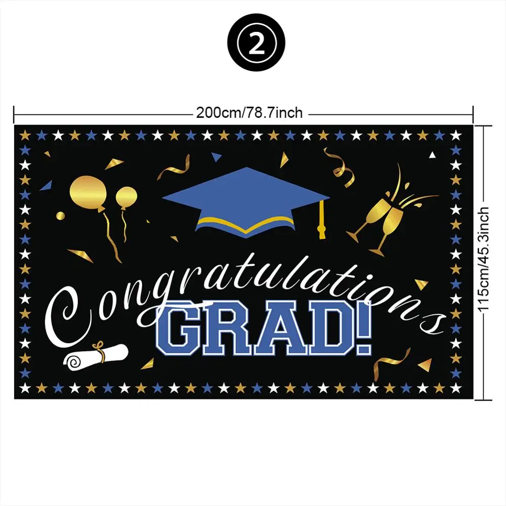 

2020 New Couplet Graduation Decorative Banner Set Background Wall Curtain Hangings Classroom Layout Door Decor