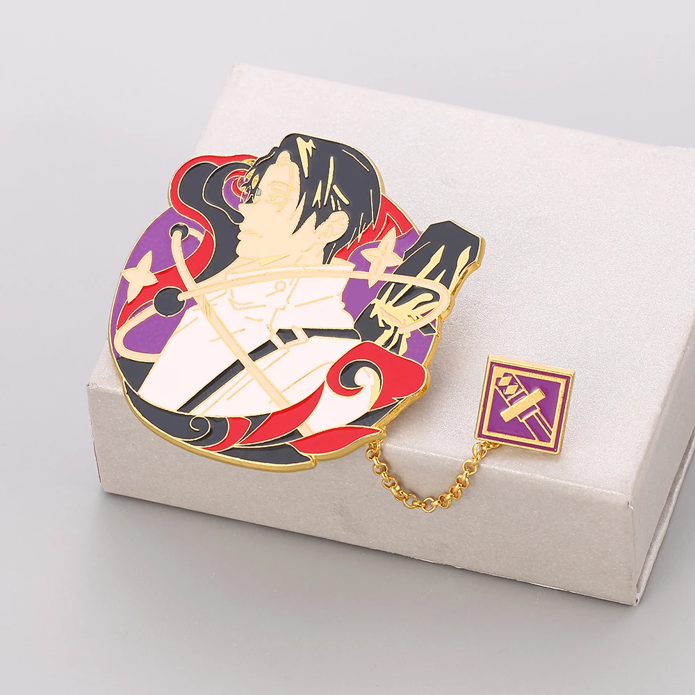 Металлическая брошь Cosmile в стиле аниме юютсу зайсу Джоджо Сатору Бриллиантовая