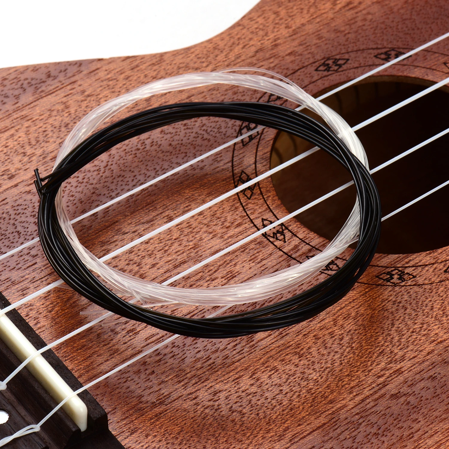Нейлоновые и Углеродные волокна укулеле Ukelele Струны для 21 дюйма сопрано/23