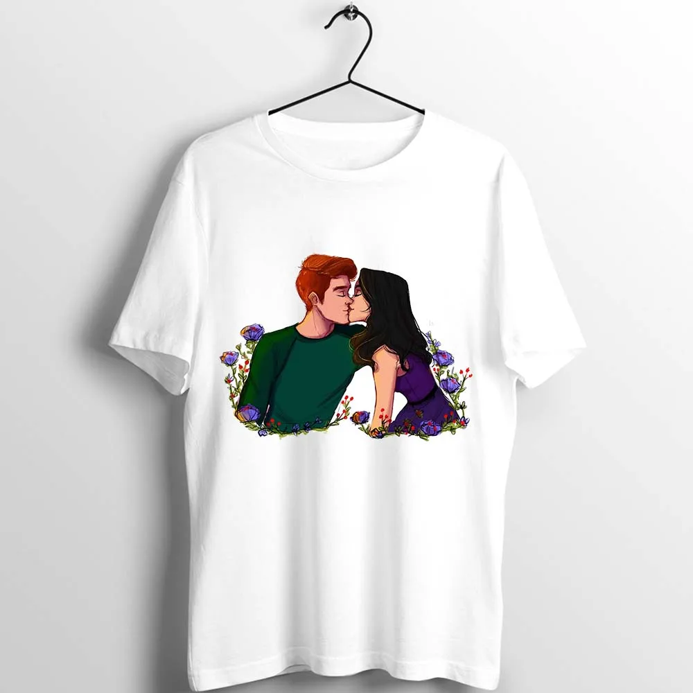 Женская футболка с изображением ривердейла Шерил Блоссом The Kiss Awesome Girl's Tee - Цвет: 5S046W