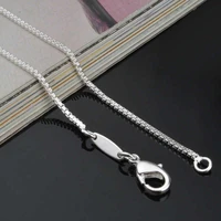 genuine necklaces for women box chain necklace for pendant wholesale lots syster birthday gifts