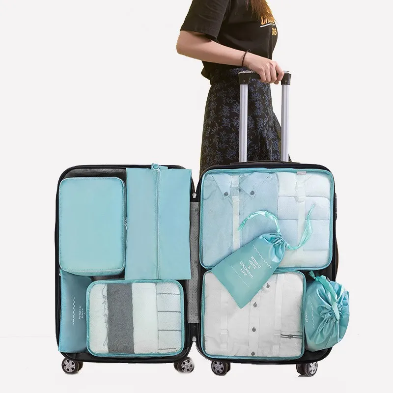 8 шт./комплект водонепроницаемые органайзеры для одежды|Принадлежности